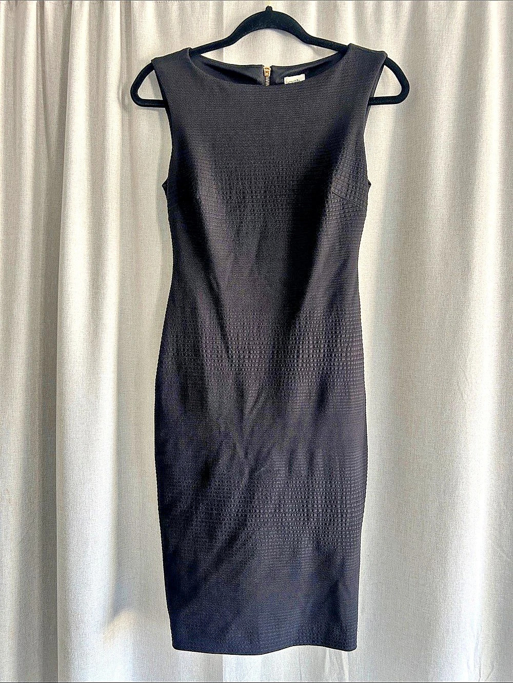 Cache Black Sleeveless Midi Dress Size Small Like New